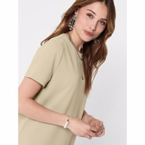 ONLY T-shirt Kjole Tina Humus